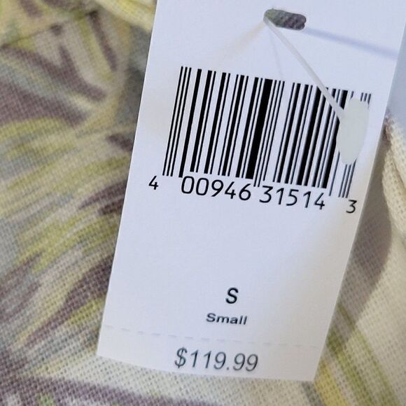 Disneyland Disney Spirit Jersey Men Small Floral Button Front Shirt SpellOut NEW - Picture 12 of 13